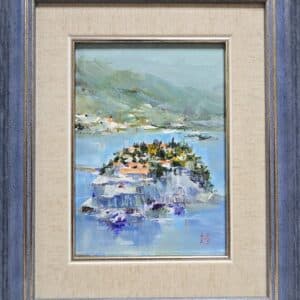 Umetnička slika More 1 slikar Dragan Tasić - tehnika akril na lesonitu - format slike sa ramom 28x23 cm - bez rama 17x13 cm - Cena umetničke slike 6490 dinara - izgled slike sa ramom