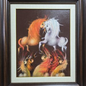 Umetnička slika Porodica III slikar Janoš Mesaroš- tehnika kombinovana pastel ulje tehnika - veličina slike bez rama 50x40 cm - sa ramom 73x63 cm - cena umetničke slike 70800 dinara - izgled slike sa ramom