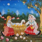 Umetnicka slika - Naziv slike Pile-Slikarka Eva Husarikova-Naiva-Kovacica-tehnika ulje na platnu-Format slike sa ramom 36x41 cm-bez rama 25×30 cm-sertifikat-Cena slike 47200 dinara - izgled slike bez rama Umetnicka slika - Naziv slike Pile-Slikarka Eva Husarikova-Naiva-Kovacica-tehnika ulje na platnu-Format slike sa ramom 36x41 cm-bez rama 25×30 cm-sertifikat-Cena slike 47200 dinara - izgled slike bez rama