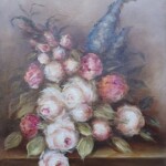 Umetnicka slika - Naziv slike Buket ruza-Slikarka Kosovka Marinkovic-tehnika ulje na platnu-sertifikat-Format slike sa ramom 76x65 cm-bez rama 65x54 cm-Cena slike 59000 dinara - izgled slike bez rama Umetnicka slika - Naziv slike Buket ruza-Slikarka Kosovka Marinkovic-tehnika ulje na platnu-sertifikat-Format slike sa ramom 76x65 cm-bez rama 65x54 cm-Cena slike 59000 dinara - izgled slike bez rama