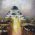 Umetnicka slika - Naziv slike Hram Svetog Save-III-tehnika ulje na platnu-luksuzno uramljena-Format slike sa ramom 43×38 cm-bez rama 30×25 cm-sertifikat-Slikarka Ivana Milenkovic-Cena slike 10620 dinara - izgled slike bez rama Umetnicka slika - Naziv slike Hram Svetog Save-III-tehnika ulje na platnu-luksuzno uramljena-Format slike sa ramom 43×38 cm-bez rama 30×25 cm-sertifikat-Slikarka Ivana Milenkovic-Cena slike 10620 dinara - izgled slike bez rama