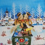 Umetnicka slika - Naziv slike Kocije sanke-Slikarka Eva Husarikova-Naiva-Kovacica-tehnika ulje na platnu-Format slike sa ramom 52x42 cm-bez rama 40×30 cm-sertifikat-Cena slike 70800 dinara - izgled slike bez rama Umetnicka slika - Naziv slike Kocije sanke-Slikarka Eva Husarikova-Naiva-Kovacica-tehnika ulje na platnu-Format slike sa ramom 52x42 cm-bez rama 40×30 cm-sertifikat-Cena slike 70800 dinara - izgled slike bez rama