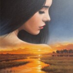 Umetnicka slika - Naziv slike Sumrak-Slikar Dejan Trifunovic Trifa-Format slike sa ramom 84x64 cm-bez rama 70×50 cm-tehnika ulje na platnu-sertifikat-Cena slike 59000 dinara - izgled slike bez rama