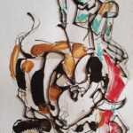 Umetnicka slika - Naziv slike Toreador-1-tehnika kombinovana ulje i crtez na papiru-- Format slike 21×15 cm-akademski slikar Dusan Rajsic-sertifikat-Cena slike 5900 dinara - izgled slike bez rama Umetnicka slika - Naziv slike Toreador-1-tehnika kombinovana ulje i crtez na papiru-- Format slike 21×15 cm-akademski slikar Dusan Rajsic-sertifikat-Cena slike 5900 dinara - izgled slike bez rama