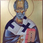 Ikona Sveti Nikola-II-Format ikone 40×30 cm-jajcana tempera na medijapanu sa pozlatom-vizantijski stil po pravoslavnim kanonima-ikonopisac Nikola Timotijevic-sertifikat- Cena ikone 22420 dinara Ikona Sveti Nikola-II-Format ikone 40×30 cm-jajcana tempera na medijapanu sa pozlatom-vizantijski stil po pravoslavnim kanonima-ikonopisac Nikola Timotijevic-sertifikat- Cena ikone 22420 dinara