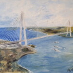 Umetnicka slika - Naziv slike Bosfor-tehnika ulje na platnu-Format slike 60×80 cm-akademski slikar Milovan Penkov Penkaso -sertifikat-Cena slike 35400 dinara - izgled slike bez rama Umetnicka slika - Naziv slike Bosfor-tehnika ulje na platnu-Format slike 60×80 cm-akademski slikar Milovan Penkov Penkaso -sertifikat-Cena slike 35400 dinara - izgled slike bez rama