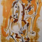 Umetnicka slika - Naziv slike Don Kihot-8-tehnika kombinovana-ulje i crtez na papiru-Format slike bez rama 50×35 cm-akademski slikar Dusan Rajsic-sertifikat-Cena slike 11800 dinara - izgled slike bez rama Umetnicka slika - Naziv slike Don Kihot-8-tehnika kombinovana-ulje i crtez na papiru-Format slike bez rama 50×35 cm-akademski slikar Dusan Rajsic-sertifikat-Cena slike 11800 dinara - izgled slike bez rama