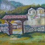 Umetnicka slika - Naziv slike Manastir Poganovo-tehnika ulje na platnu-Format slike 60x80 cm-akademski slikar Milovan Penkov Penkaso-sertifikat-Cena slike 35400 dinara - izgled slike bez rama Umetnicka slika - Naziv slike Manastir Poganovo-tehnika ulje na platnu-Format slike 60x80 cm-akademski slikar Milovan Penkov Penkaso-sertifikat-Cena slike 35400 dinara - izgled slike bez rama