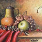 Umetnicka slika - Naziv slike Mrtva priroda-mala-5-Slikar Dragan Canic-tehnika ulje na platnu-sertifikat-luksuzno uramljena-Format slike sa ramom 36×42 cm-bez rama 22×28 cm-Cena slike 7080 dinara - izgled slike bez rama Umetnicka slika - Naziv slike Mrtva priroda-mala-5-Slikar Dragan Canic-tehnika ulje na platnu-sertifikat-luksuzno uramljena-Format slike sa ramom 36×42 cm-bez rama 22×28 cm-Cena slike 7080 dinara - izgled slike bez rama