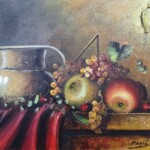 Umetnicka slika - Naziv slike Mrtva priroda-srednja-1-Slikar Dragan Canic-tehnika ulje na platnu-sertifikat-luksuzno uramljena-Format slike sa ramom 41×51 cm-bez rama 30×40 cm - Cena slike 11800 dinara - izgled slike bez rama Umetnicka slika - Naziv slike Mrtva priroda-srednja-1-Slikar Dragan Canic-tehnika ulje na platnu-sertifikat-luksuzno uramljena-Format slike sa ramom 41×51 cm-bez rama 30×40 cm - Cena slike 11800 dinara - izgled slike bez rama