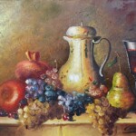 Umetnicka slika - Naziv slike Mrtva priroda-srednja-3-Slikar Dragan Canic-tehnika ulje na platnu-sertifikat-luksuzno uramljena-Format slike sa ramom 43×53 cm-bez rama 30×40 cm - Cena slike 11800 dinara - izgled slike bez rama Umetnicka slika - Naziv slike Mrtva priroda-srednja-3-Slikar Dragan Canic-tehnika ulje na platnu-sertifikat-luksuzno uramljena-Format slike sa ramom 43×53 cm-bez rama 30×40 cm - Cena slike 11800 dinara - izgled slike bez rama