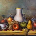 Umetnicka slika - Naziv slike Mrtva-priroda-velika-2-tehnika ulje na platnu-sertifikat-format slike sa ramom 63x83 cm-bez rama 70x50 cm-Slikar Dragan Canić- Cena slike 35400 dinara - izgled slike bez rama Umetnicka slika - Naziv slike Mrtva-priroda-velika-2-tehnika ulje na platnu-sertifikat-format slike sa ramom 63x83 cm-bez rama 70x50 cm-Slikar Dragan Canić- Cena slike 35400 dinara - izgled slike bez rama