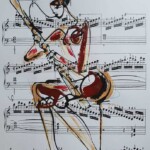 Umetnicka slika - Naziv slike Muzika 4-kombinovana tehnika -ulje i crtez na papiru-Format slike 49×33 cm-akademski slikar Dusan Rajsic-sertifikat-Cena slike 11800 dinara - izgled slike bez rama Umetnicka slika - Naziv slike Muzika 4-kombinovana tehnika -ulje i crtez na papiru-Format slike 49×33 cm-akademski slikar Dusan Rajsic-sertifikat-Cena slike 11800 dinara - izgled slike bez rama