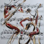 Umetnicka slika - Naziv slike Muzika 5-kombinovana tehnika -ulje i crtez na papiru- Format slike 49×33 cm-akademski slikar Dusan Rajsic-sertifikat-Cena slike 11800 dinara - izgled slike bez rama Umetnicka slika - Naziv slike Muzika 5-kombinovana tehnika -ulje i crtez na papiru- Format slike 49×33 cm-akademski slikar Dusan Rajsic-sertifikat-Cena slike 11800 dinara - izgled slike bez rama