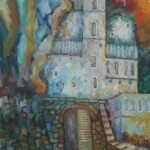 Umetnicka slika - Naziv slike Ostrog-tehnika ulje na platnu-Format slike 101×74 cm-2011.-Slikar Milan Lukic-Cena slike 23600 dinara - izgled slike bez rama Umetnicka slika - Naziv slike Ostrog-tehnika ulje na platnu-Format slike 101×74 cm-2011.-Slikar Milan Lukic-Cena slike 23600 dinara - izgled slike bez rama