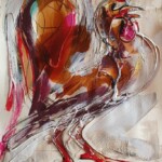 Umetnicka slika - Naziv slike Pevac-4-tehnika kombinovana-ulje i crtez na papiru-Format slike bez rama 50×35 cm-akademski slikar Dusan Rajsic-sertifikat-Cena slike 11800 dinara - izgled slike bez rama Umetnicka slika - Naziv slike Pevac-4-tehnika kombinovana-ulje i crtez na papiru-Format slike bez rama 50×35 cm-akademski slikar Dusan Rajsic-sertifikat-Cena slike 11800 dinara - izgled slike bez rama