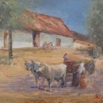 Umetnicka slika - Naziv slike Seoska idila-tehnika ulje na platnu-Format slike bez rama 50x60 cm-sa ramom 62x72 cm-Slikar Putic Petar-Cena slike 70800 dinara - izgled slike bez rama Umetnicka slika - Naziv slike Seoska idila-tehnika ulje na platnu-Format slike bez rama 50x60 cm-sa ramom 62x72 cm-Slikar Putic Petar-Cena slike 70800 dinara - izgled slike bez rama