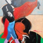 Umetnicka slika - Naziv slike Toreador-6-Mr. akademska slikarka Natalija Cimesa-tehnika ulje na platnu-Format slike 69x49 cm-2017.-sertifikat-Cena slike 18880 dinara - izgled slike bez rama Umetnicka slika - Naziv slike Toreador-6-Mr. akademska slikarka Natalija Cimesa-tehnika ulje na platnu-Format slike 69x49 cm-2017.-sertifikat-Cena slike 18880 dinara - izgled slike bez rama