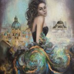 Umetnicka slika - naziv slike Beogradjanka-1-tehnika ulje na platnu-luksuzno uramljena-Format slike sa ramom 63×53 cm-bez rama 50×40 cm-sertifikat-Slikarka Ivana Milenkovic- Cena slike 21240 dinara - izgled slike bez rama Umetnicka slika - naziv slike Beogradjanka-1-tehnika ulje na platnu-luksuzno uramljena-Format slike sa ramom 63×53 cm-bez rama 50×40 cm-sertifikat-Slikarka Ivana Milenkovic- Cena slike 21240 dinara - izgled slike bez rama