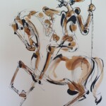 Umetnicka slika - naziv slike Don-Kihot-tehnika kombinovana-ulje i crtez na papiru-Format slike bez rama 100×70 cm-akademski slikar Dusan Rajsic-sertifikat-Cena slike 70800 dinara - izgled slike bez rama Umetnicka slika - naziv slike Don-Kihot-tehnika kombinovana-ulje i crtez na papiru-Format slike bez rama 100×70 cm-akademski slikar Dusan Rajsic-sertifikat-Cena slike 70800 dinara - izgled slike bez rama