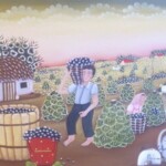 Umetnicka slika - naziv slike Grozdje-tehnika ulje na platnu-Format slike 30x40 cm-uramljena-Slikarka Anna Kotvasova-Naiva padina - cena slike 29500 dinara - izgled slike bez rama Umetnicka slika - naziv slike Grozdje-tehnika ulje na platnu-Format slike 30x40 cm-uramljena-Slikarka Anna Kotvasova-Naiva padina - cena slike 29500 dinara - izgled slike bez rama