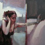 Umetnicka slika - naziv slike Noc bez sna-tehnika ulje na platnu-Format slike 55x65 cm-Slikar Stojan Milanov-Cena slike 59000 dinara - izgled slike bez rama Umetnicka slika - naziv slike Noc bez sna-tehnika ulje na platnu-Format slike 55x65 cm-Slikar Stojan Milanov-Cena slike 59000 dinara - izgled slike bez rama