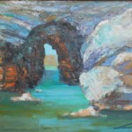 Umetnicka slika - naziv slike Prolaz-Slikar Ivan Milovanovic Vanja-tehnika ulje na platnu-Format slike sa ramom 61x81 cm-bez rama 50x70 cm-sertifikat-Cena slike 22420 dinara - izgled slike bez rama