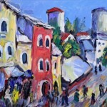 Umetnička slika Kujundžiluk - slikar Dragan Kunić - tehnika ulje na platnu - format slike sa ramom 67 x 87 cm - bez rama 50 x 70 cm - Cena umetničke slike 35400 dinara - izgled slike bez rama Umetnička slika Kujundžiluk - slikar Dragan Kunić - tehnika ulje na platnu - format slike sa ramom 67 x 87 cm - bez rama 50 x 70 cm - Cena umetničke slike 35400 dinara - izgled slike bez rama