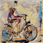 Umetnička slika Bicikl XI slikar Dušan Rajšić - tehnika akril na platnu - Format slike sa ramom 46x46 cm - bez rama 40x40 cm - Cena umetnička slike 14160 dinara - izgled slike bez rama Umetnička slika Bicikl XI slikar Dušan Rajšić - tehnika akril na platnu - Format slike sa ramom 46x46 cm - bez rama 40x40 cm - Cena umetnička slike 14160 dinara - izgled slike bez rama