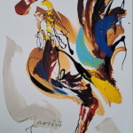 Umetnička slika Pevac XI slikar Dušan rajšić - tehnika akril na platnu - format slike sa ramom 56x41 cm - bez rama 50x35 cm - Cena umetničke slike 15340 dinara - izgled slike bez rama Umetnička slika Pevac XI slikar Dušan rajšić - tehnika akril na platnu - format slike sa ramom 56x41 cm - bez rama 50x35 cm - Cena umetničke slike 15340 dinara - izgled slike bez rama