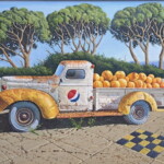 Umetnička slika kamion u dvorištu slikar Momčilo Momo Macanović - tehnika ulje na platnu - format slike sa ramom 67x87 cm - bez rama 50x70 cm - Cena umetničke slike 153400 dinara - izgled slike bez rama Umetnička slika kamion u dvorištu slikar Momčilo Momo Macanović - tehnika ulje na platnu - format slike sa ramom 67x87 cm - bez rama 50x70 cm - Cena umetničke slike 153400 dinara - izgled slike bez rama