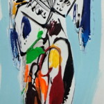 Umetnička slika Klovn 2 akademski slikar Dušan Rajšić - tehnika kombinovana ulje i crtež na papiru - Format slike bez rama 50x17 cm - Cena umetničke slike 7080 dinara - izgled slike bez rama Umetnička slika Klovn 2 akademski slikar Dušan Rajšić - tehnika kombinovana ulje i crtež na papiru - Format slike bez rama 50x17 cm - Cena umetničke slike 7080 dinara - izgled slike bez rama