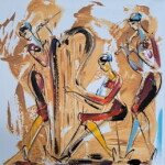 Umetnička slika Trio X slikar Dušan Rajšić - tehnika akril na platnu - format slike sa ramom 46x46 cm - bez rama 40x40 cm - Cena umetničke slike 14160 dinara Umetnička slika Trio X slikar Dušan Rajšić - tehnika akril na platnu - format slike sa ramom 46x46 cm - bez rama 40x40 cm - Cena umetničke slike 14160 dinara