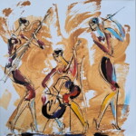 Umetnička slika Trio XI slikar Dušan Rajšić - tehnika akril na platnu - format slike sa ramom 46x46 cm - bez rama 40x40 cm - Cena umetničke slike 14160 dinara - izgled slike bez rama Umetnička slika Trio XI slikar Dušan Rajšić - tehnika akril na platnu - format slike sa ramom 46x46 cm - bez rama 40x40 cm - Cena umetničke slike 14160 dinara - izgled slike bez rama