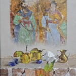 Umetnička slika Sveti ratnici Spoćana slikar Milan Miletić - tehnika ulje na platnu - format slike sa ramom 66x56 cm - bez rama 50x40 cm - Cena umetničke slike 159300 dinara - izgled slike bez rama Umetnička slika Sveti ratnici Spoćana slikar Milan Miletić - tehnika ulje na platnu - format slike sa ramom 66x56 cm - bez rama 50x40 cm - Cena umetničke slike 159300 dinara - izgled slike bez rama