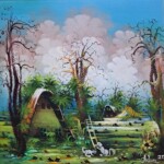 Umetnička slika Veverice slikar Adam Mezin - tehnika ulje na platnu - format slike sa ramom 58x58 cm - bez rama 45x45 cm - Cena umetničke slike 37760 dinara - izgled slike bez rama Umetnička slika Veverice slikar Adam Mezin - tehnika ulje na platnu - format slike sa ramom 58x58 cm - bez rama 45x45 cm - Cena umetničke slike 37760 dinara - izgled slike bez rama