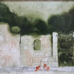 Umetnička slika Zid sa kapijom slikar Pavle Blesić - tehnika kombinovana ulje na lesonitu - format slike sa ramom 48x67 cm - bez rama 35x54 cm - Cena umetničke slike 82600 dinara - izgled slike bez rama Umetnička slika Zid sa kapijom slikar Pavle Blesić - tehnika kombinovana ulje na lesonitu - format slike sa ramom 48x67 cm - bez rama 35x54 cm - Cena umetničke slike 82600 dinara - izgled slike bez rama