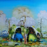 Umetnička slika Bunar slikar Adam Mezin - tehnika ulje na platnu - format slike sa ramom79x99 cm - bez ram 60x80 cm - Cena umetničke slike 70800 dinara - izgled slike bez rama Umetnička slika Bunar slikar Adam Mezin - tehnika ulje na platnu - format slike sa ramom79x99 cm - bez ram 60x80 cm - Cena umetničke slike 70800 dinara - izgled slike bez rama