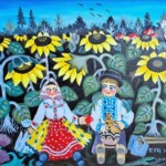 Umetnička slika Suncokreti slikarka Eva Husarikova - tehnika ulje na platnu - format slike sa ramom 46x56 cm - bez rama 30x40 cm - Cena umetničke slike 70800 dinara - izgled slike bez rama Umetnička slika Suncokreti slikarka Eva Husarikova - tehnika ulje na platnu - format slike sa ramom 46x56 cm - bez rama 30x40 cm - Cena umetničke slike 70800 dinara - izgled slike bez rama