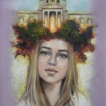 Umetnička slika Beograđanka 4 slikarka Ivana Milenković - tehnika ulje na platnu - format slike sa ramom 54x44 cm - bez rama 40x30 cm - Cena umetničke slike 18880 dinara - izgled slike bez rama Umetnička slika Beograđanka 4 slikarka Ivana Milenković - tehnika ulje na platnu - format slike sa ramom 54x44 cm - bez rama 40x30 cm - Cena umetničke slike 18880 dinara - izgled slike bez rama