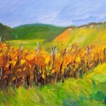 Umetnička slika Vinograd slikar Dragan Kunić - tehnika ulje na platnu - format slike bez rama 60x80 cm - Cena umetničke slike 41300 dinara - izgled slike bez rama Umetnička slika Vinograd slikar Dragan Kunić - tehnika ulje na platnu - format slike bez rama 60x80 cm - Cena umetničke slike 41300 dinara - izgled slike bez rama