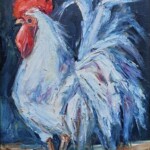 Umetnička slika Pevac 6 slikarka Vesna Cvetkov - tehnika ulje na kartonu - format slike sa ramom 37x31 cm - bez rama 24x18 cm - Cena umetničke slike 8260 dinara - izgled slike bez rama Umetnička slika Pevac 6 slikarka Vesna Cvetkov - tehnika ulje na kartonu - format slike sa ramom 37x31 cm - bez rama 24x18 cm - Cena umetničke slike 8260 dinara - izgled slike bez rama