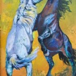 Umetnička slika Konji 2 slikar Šandor Šlajf - tehnika ulje na platnu - format slike sa ramom 46x36 cm - bez rama 30x20 cm - cena umetničke slike 28320 dinara - izgled slike bez rama Umetnička slika Konji 2 slikar Šandor Šlajf - tehnika ulje na platnu - format slike sa ramom 46x36 cm - bez rama 30x20 cm - cena umetničke slike 28320 dinara - izgled slike bez rama