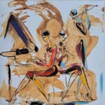 Umetnička slika Trio muzičara 1 slikar Dušan rajšić - tehnika akril na platnu - format slike sa ramom 45x45 cm - bez rama 40x40 cm - Cena umetničke slike 14160 dinara - izgled slike bez rama Umetnička slika Trio muzičara 1 slikar Dušan rajšić - tehnika akril na platnu - format slike sa ramom 45x45 cm - bez rama 40x40 cm - Cena umetničke slike 14160 dinara - izgled slike bez rama