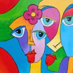 Umetnička slika Lica slikarka Tijana Lazić - tehnika akril na platnu - format slike bez rama 40x30 cm - Cena umetničke slike 9440 dinara - izgled slike bez rama Umetnička slika Lica slikarka Tijana Lazić - tehnika akril na platnu - format slike bez rama 40x30 cm - Cena umetničke slike 9440 dinara - izgled slike bez rama