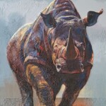 Umetnička slika Nosorog slikar Dragan Petrović Pavle - tehnika ulje na platnu - format slike bez rama 100x70 cm - Cena umetničke slike 82600 dinara - izgled slike bez rama Umetnička slika Nosorog slikar Dragan Petrović Pavle - tehnika ulje na platnu - format slike bez rama 100x70 cm - Cena umetničke slike 82600 dinara - izgled slike bez rama