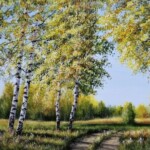 Umetnička slika Breze u jesen slikar Aleksandar Injac - tehnika ulje na platnu - format slike sa ramom 79x99 cm - bez rama 60x80 cm - Cena umetničke slike 47200 dinara - izgled slike bez rama Umetnička slika Breze u jesen slikar Aleksandar Injac - tehnika ulje na platnu - format slike sa ramom 79x99 cm - bez rama 60x80 cm - Cena umetničke slike 47200 dinara - izgled slike bez rama