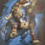 Umetnička slika Divlji bik V slikar Braca Đurković - tehnika pasteč - format slike sa ramom 74x54 cm - bez rama 60x41 cm - Cena umetničke slike 47200 dinara - izgled slike bez rama Umetnička slika Divlji bik V slikar Braca Đurković - tehnika pasteč - format slike sa ramom 74x54 cm - bez rama 60x41 cm - Cena umetničke slike 47200 dinara - izgled slike bez rama