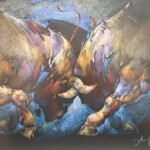 Umetnička slika Korida 1 slikar Braca Đurković - tehnika pastel - format slike sa ramom 54x74 cm - bez rama 40x60 cm - Cena umetničke slike 47200 dinara - izgled slike bez rama Umetnička slika Korida 1 slikar Braca Đurković - tehnika pastel - format slike sa ramom 54x74 cm - bez rama 40x60 cm - Cena umetničke slike 47200 dinara - izgled slike bez rama