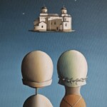 Umetnička slika Manastir Mileševa slikarka Sandra Mitrović - tehnika ulje na platnu - format slike bez rama 40x30 cm - Cena umetničke slike 47200 dinara - izgled slike bez rama